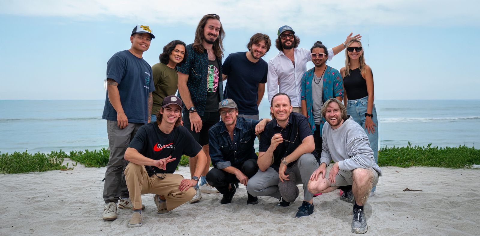 Lightdrop team on the beach